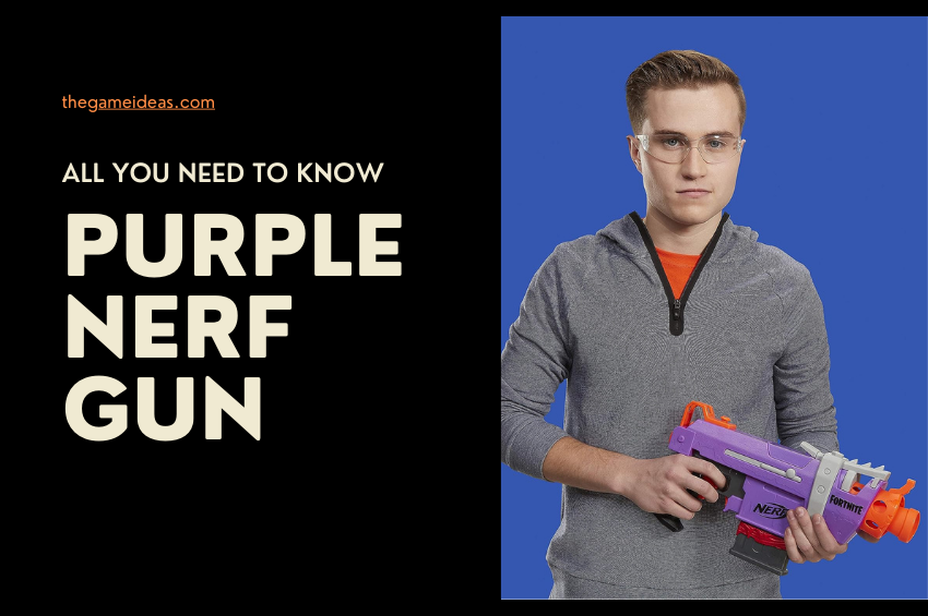 Purple Nerf Gun